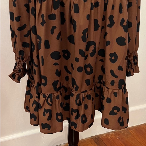Cupshe Brown Leopard Print Dress - Picture 6 of 7